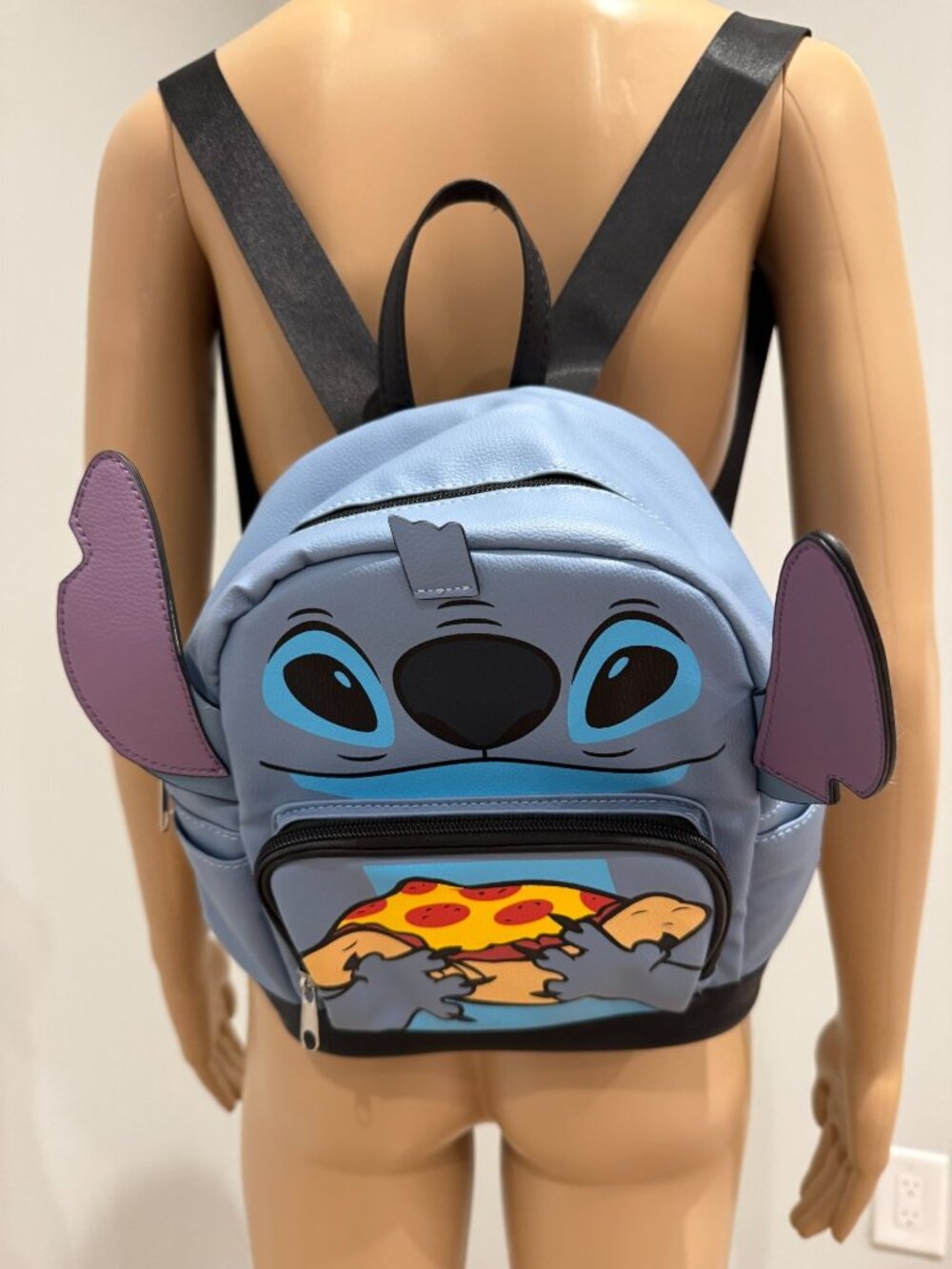 Disney Lilo & Stitch "Stitch with Pizza" 10-Inch Mini Backpack